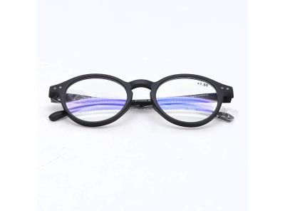 Dioptrické brýle Zenottic, černé, +1.00