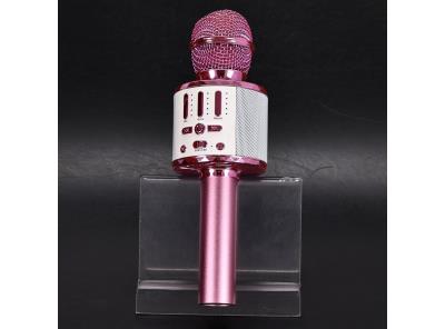 Dětský mikrofon MicQutr růžový na karaoke
