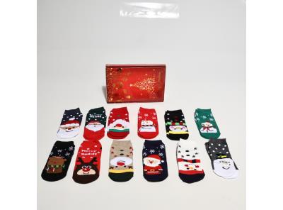 Ponožky Souarts vánoční, 12 párů 