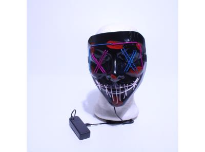 LED maska na Halloween Yehuaris