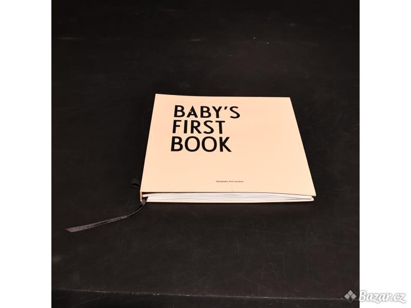 První kniha miminka Design Letters nude