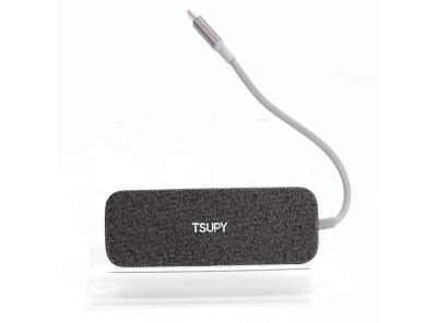 USB HUB 12v1 Tsupy ‎TP-S01 stříbrný