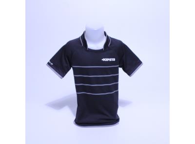 Dětské tričko Kipsta, černé, vel. 122