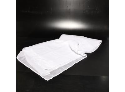 2 dílná sada bílých záclon Miulee 140x260 cm