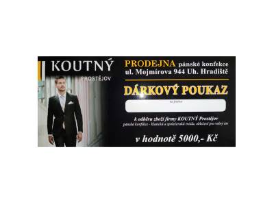 Poukaz - obleky Uherské Hradiště (sleva 500 Kč)