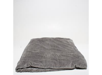 Hebká deka Miulee 150 x 200cm šedivá