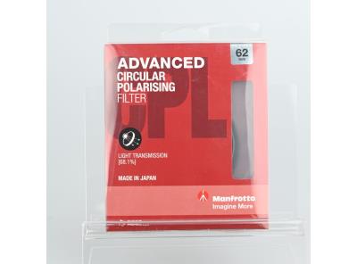 Manfrotto polarizační cirkulární filtr Advanced 62 mm