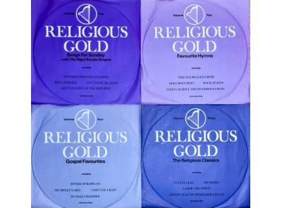 Religious Gold 1980 4 LP EX, VYPRANÉ Vinyl