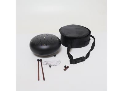 Meditační bubínek Lomuty GSG černý z oceli