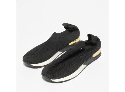 Dámské nazouvací boty černé, vel. 38,5