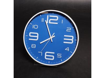 Nástěnné modré hodiny Outpicker