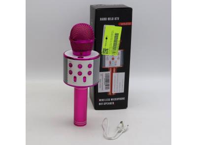 Karaoke mikrofon Raking růžový