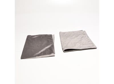 Povlaky na polštáře Miulee světle šedé