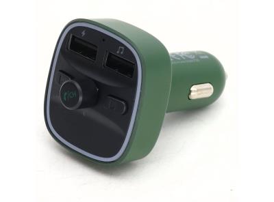 Bluetooth vysílač do auta Oria zelený