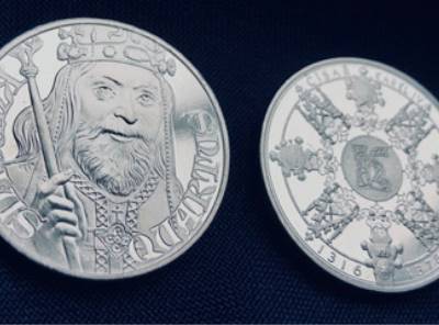 Pamětní mince - medaile Karel IV. Sada