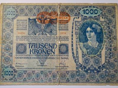 1000 Kronen 1902 - Rakousko-Uhersko, bankovka