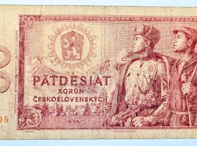 50 Korun 1964 - ČESKOSLOVENSKO, bankovka