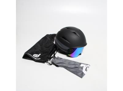 Černá lyžařská helma Odoland