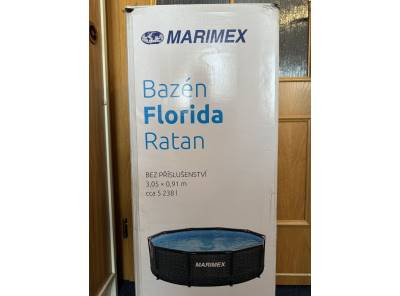 Komplet bazén Marimex Florida 3,05 x 0,9m + písková filtrace a příslušenství