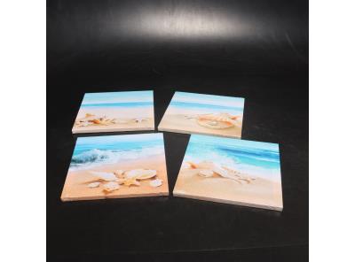 Obraz na plátně Artscope s plážovými mušlemi