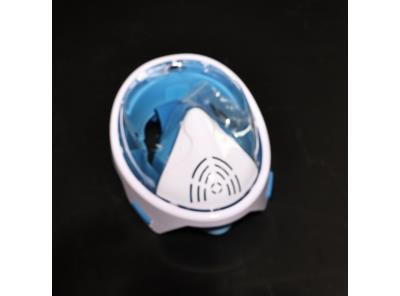 Maska na šnorchlování G2RISE SN01 modrá/bílá