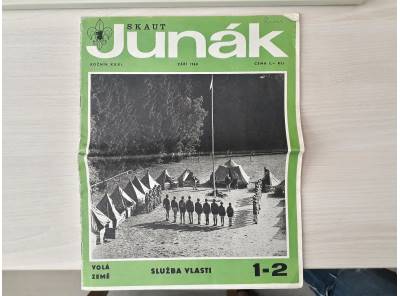  Junák - září 1968, ročník 31, č. 1-2 - skautský časopis 