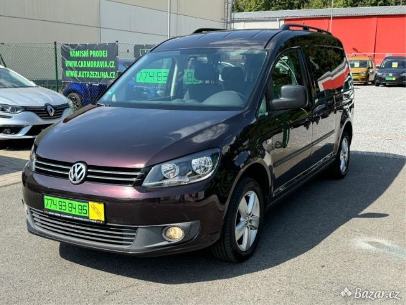 Volkswagen Caddy MAXI 2,0 TDI-7 MÍST, NAVI, USB