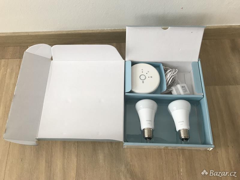 Philips Hue LUX 2xE27/9W/230V + zařízení k propojení