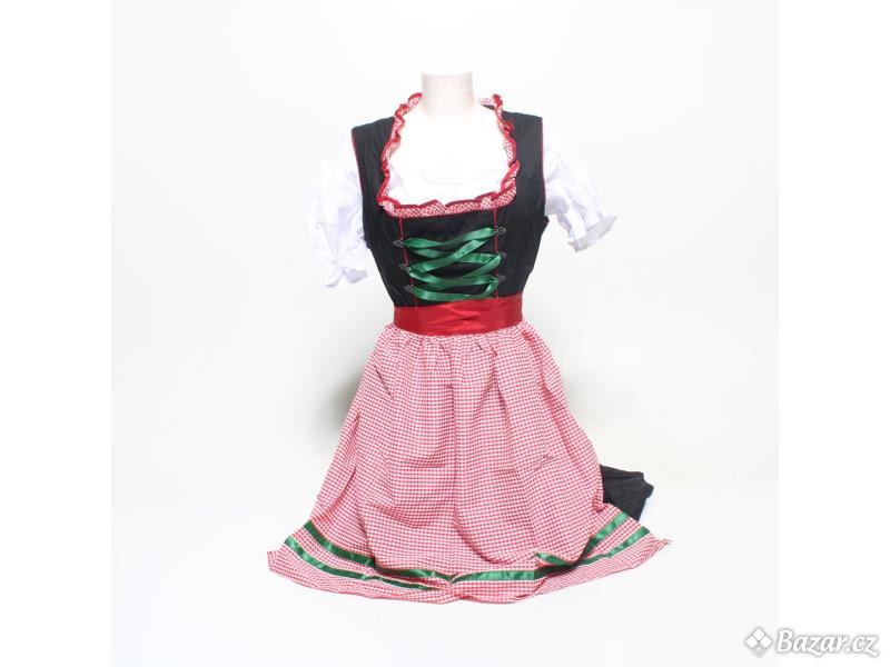 Kostým Scarlet darkness dirndl červený XL