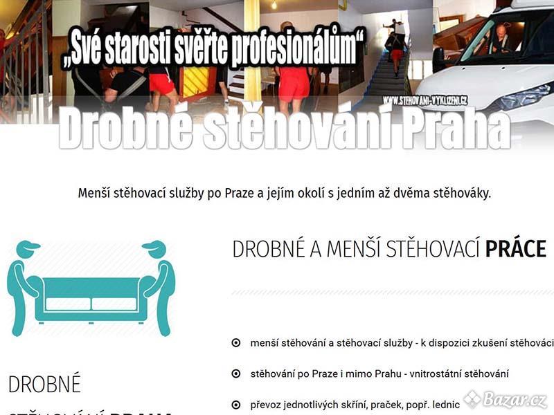 Malé a drobné stěhování a vyklízení Praha - ČR