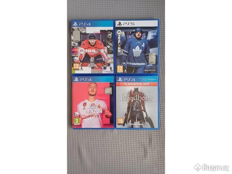 NHL 21, NHL 22, FIFA 20, BLOODBORNE PS4/PS5