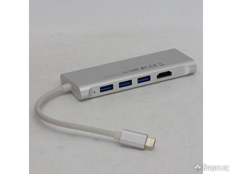 USB HUB Lention ‎DDD-CB-C35H-1M-GRY