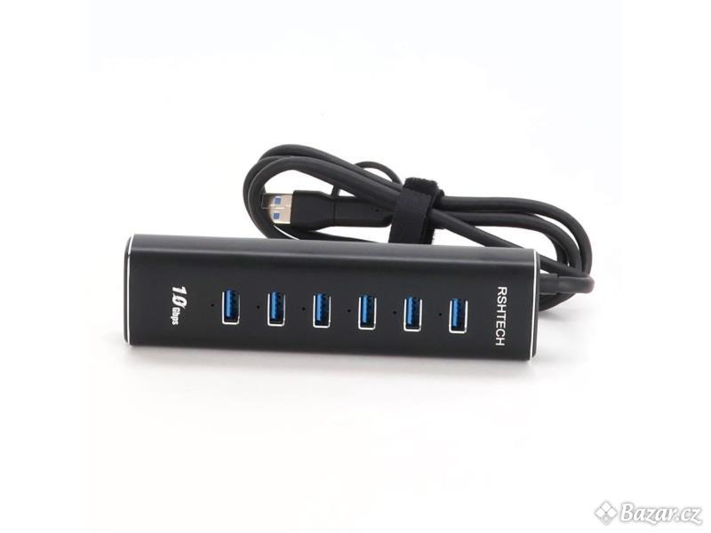 USB HUB se síťovým zdrojem RSHTECH