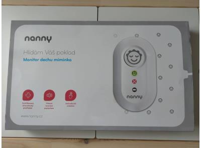 Obrázek k inzerátu: Monitor dechu Nanny BM-02 pro bezpečí miminka