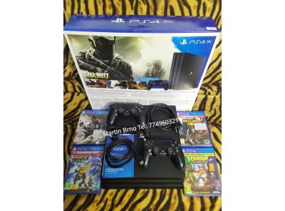 Obrázek k inzerátu: Playstation 4 PRO 1TB + 2ovladače - TOP STAV