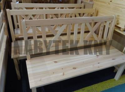 Obrázek k inzerátu: lavice rovná kříž záda 120cm